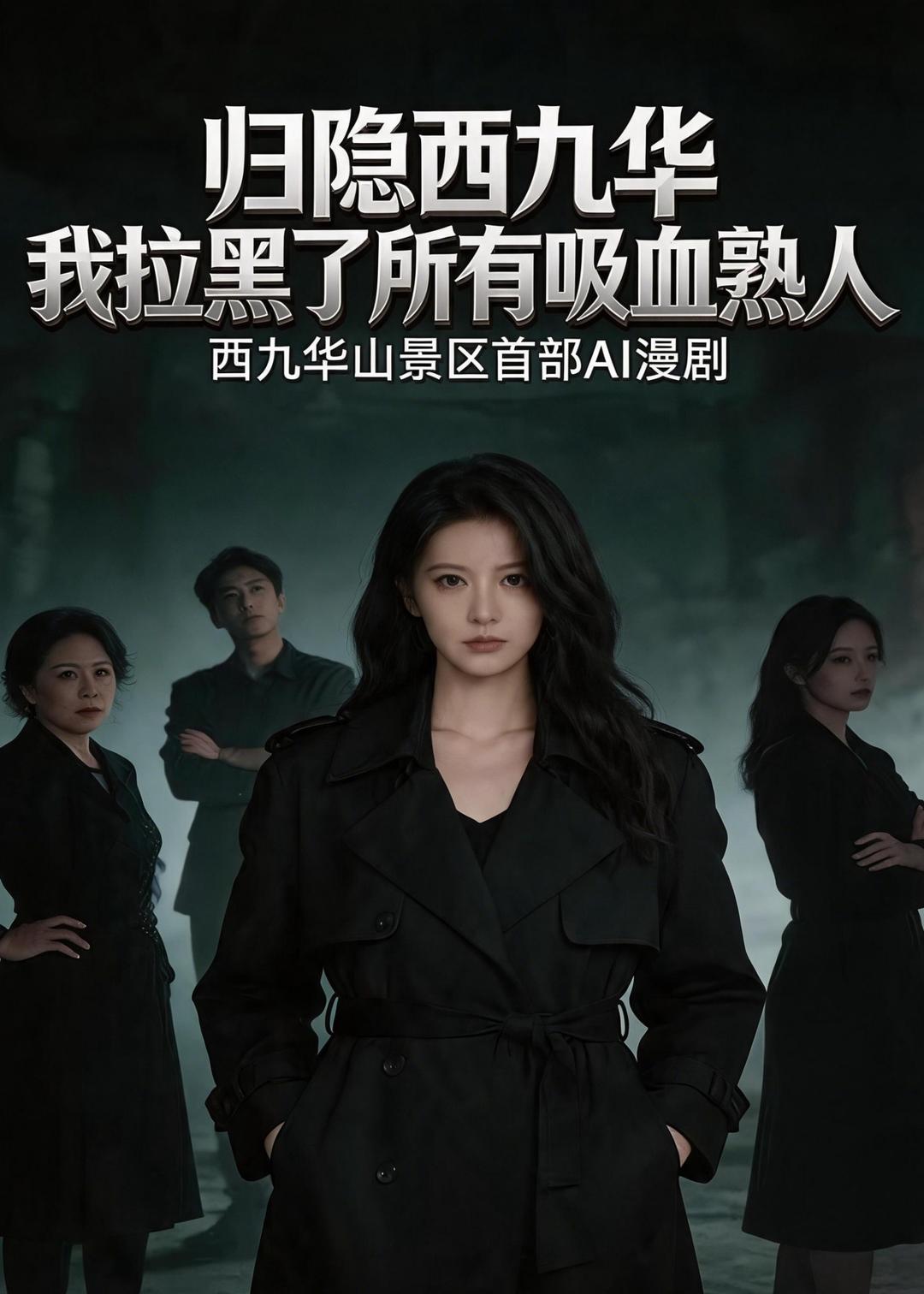 《歸隱西九華，我拉黑了所有吸血熟人（43集）AI短劇》短劇海報