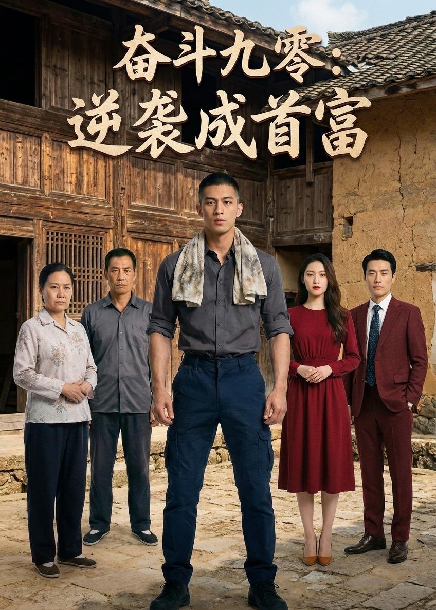《奮鬥九零：逆襲成首富（47集）AI短劇》短劇海報
