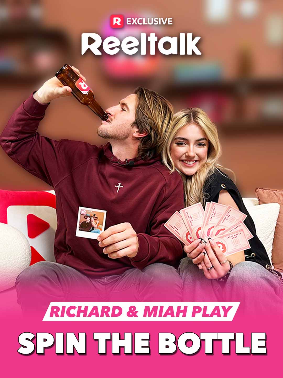 ReelTalk EP 68-Richard & Miah Play Spin the Bottle short-drama poster