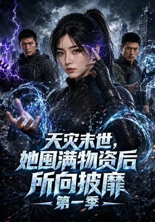 《天灾末世，她囤满物资后所向披靡！》短剧海报