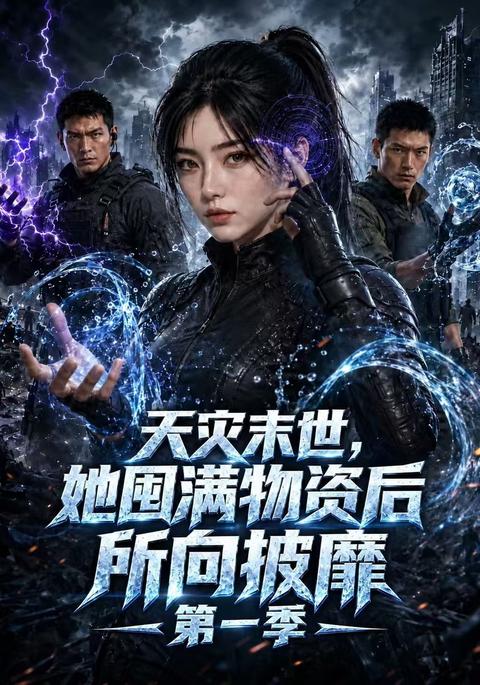 《天灾末世，她囤满物资后所向披靡！》短剧海报