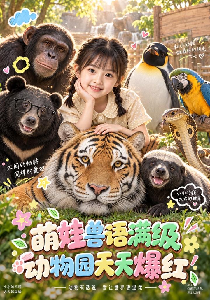 The Animal-Speaking Kid Makes the Zoo Go Viral short-drama poster