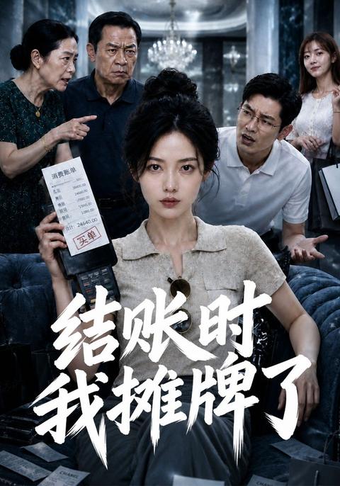 《結賬時我攤牌了》短劇海報