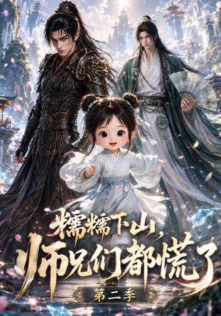 《糯糯下山，师兄们都慌了第二季》短剧海报