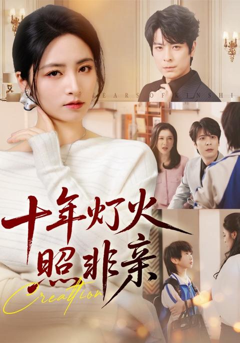 《十年燈火照非親》短劇海報