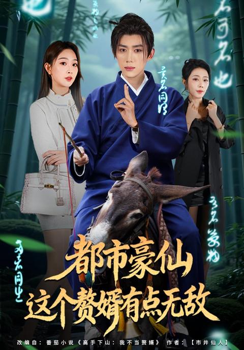 《都市豪仙，這個贅婿有點無敵》短劇海報