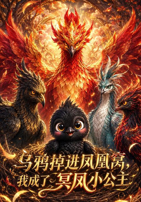 《乌鸦掉进凤凰窝，我成了冥凤小公主》短剧海报