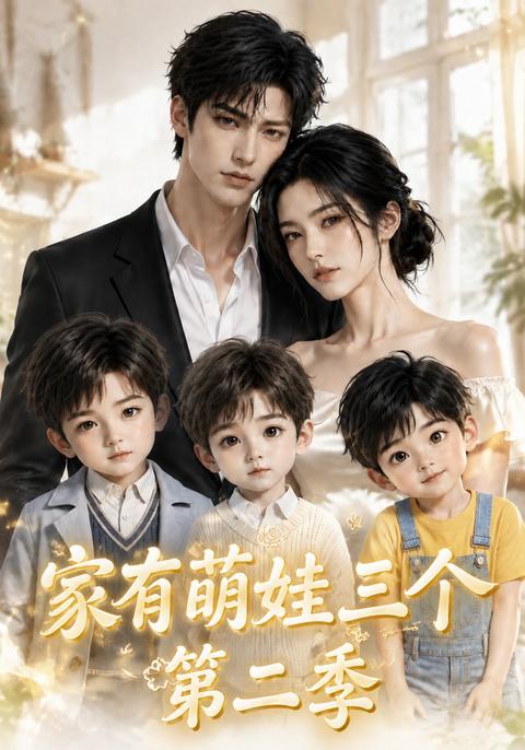 《家有萌娃三个第二季》短剧海报